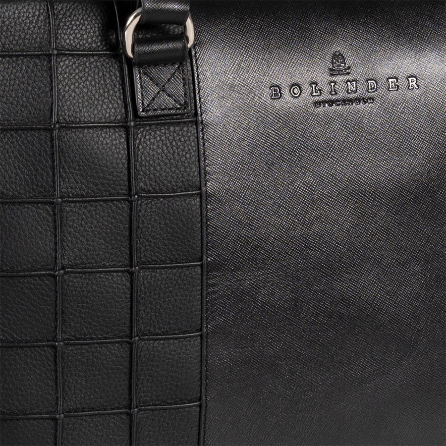 Dignity Briefcase Saffiano Black - Image 3