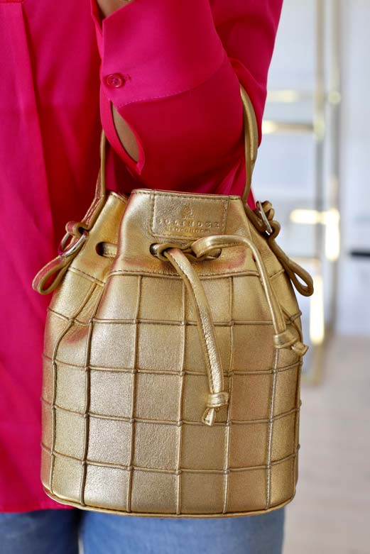 Jet Set Mini Bucket Gold - Image 7