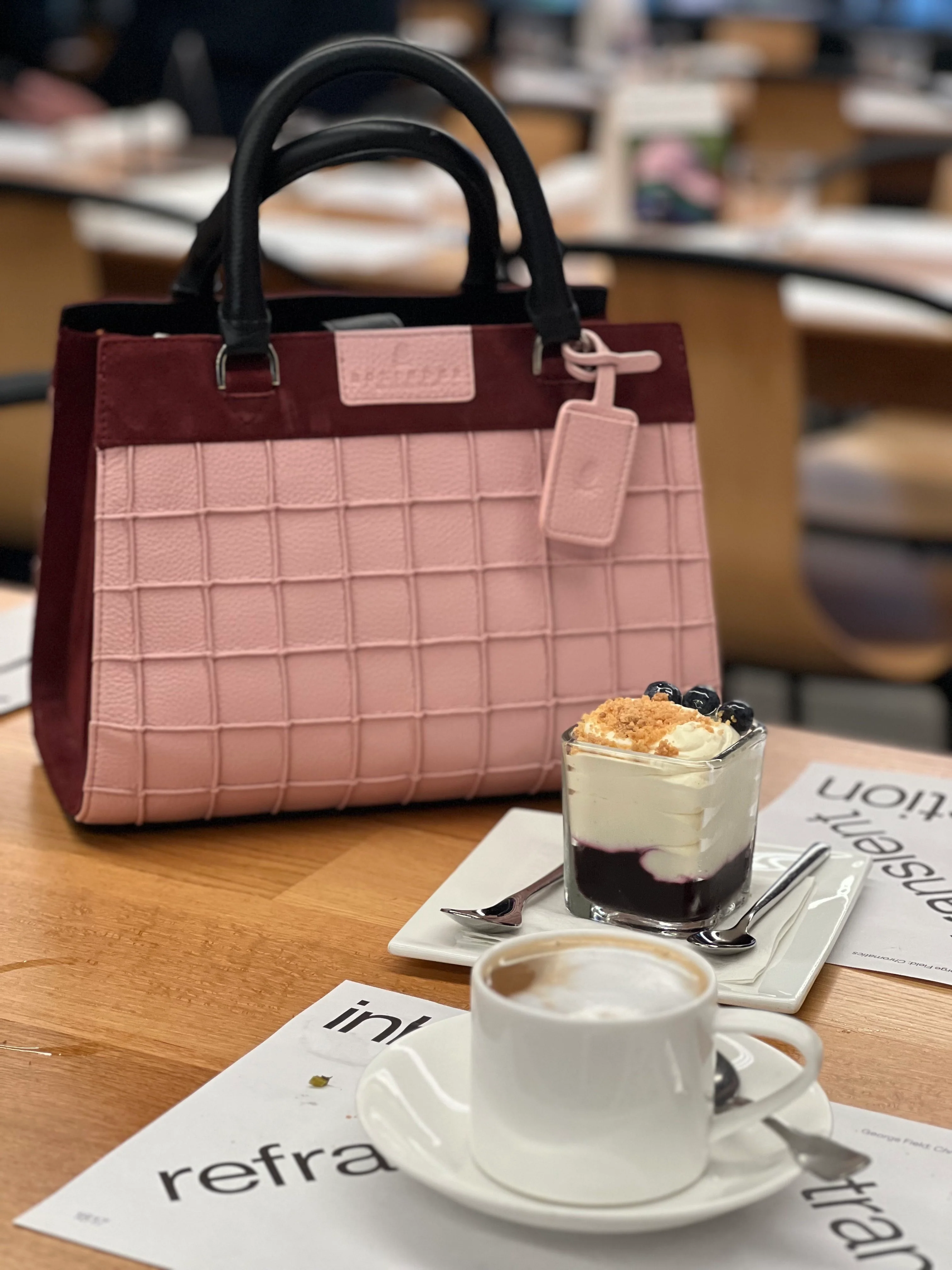 Dignity Mini Tote Multi Suede Pink - Image 7