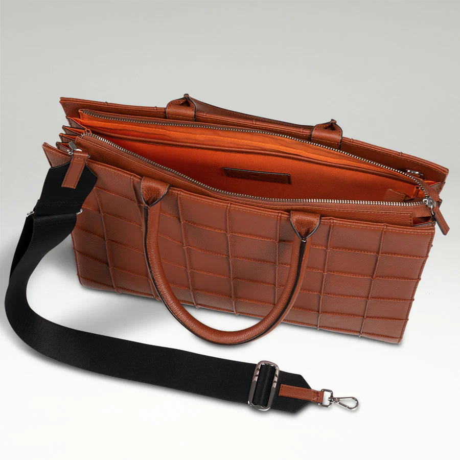 Shoulder Strap Black Cognac - Image 4