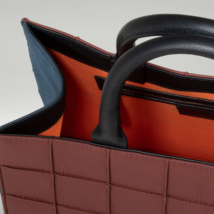 Sofia Mini Tote Multi Suede Brown - Image 5