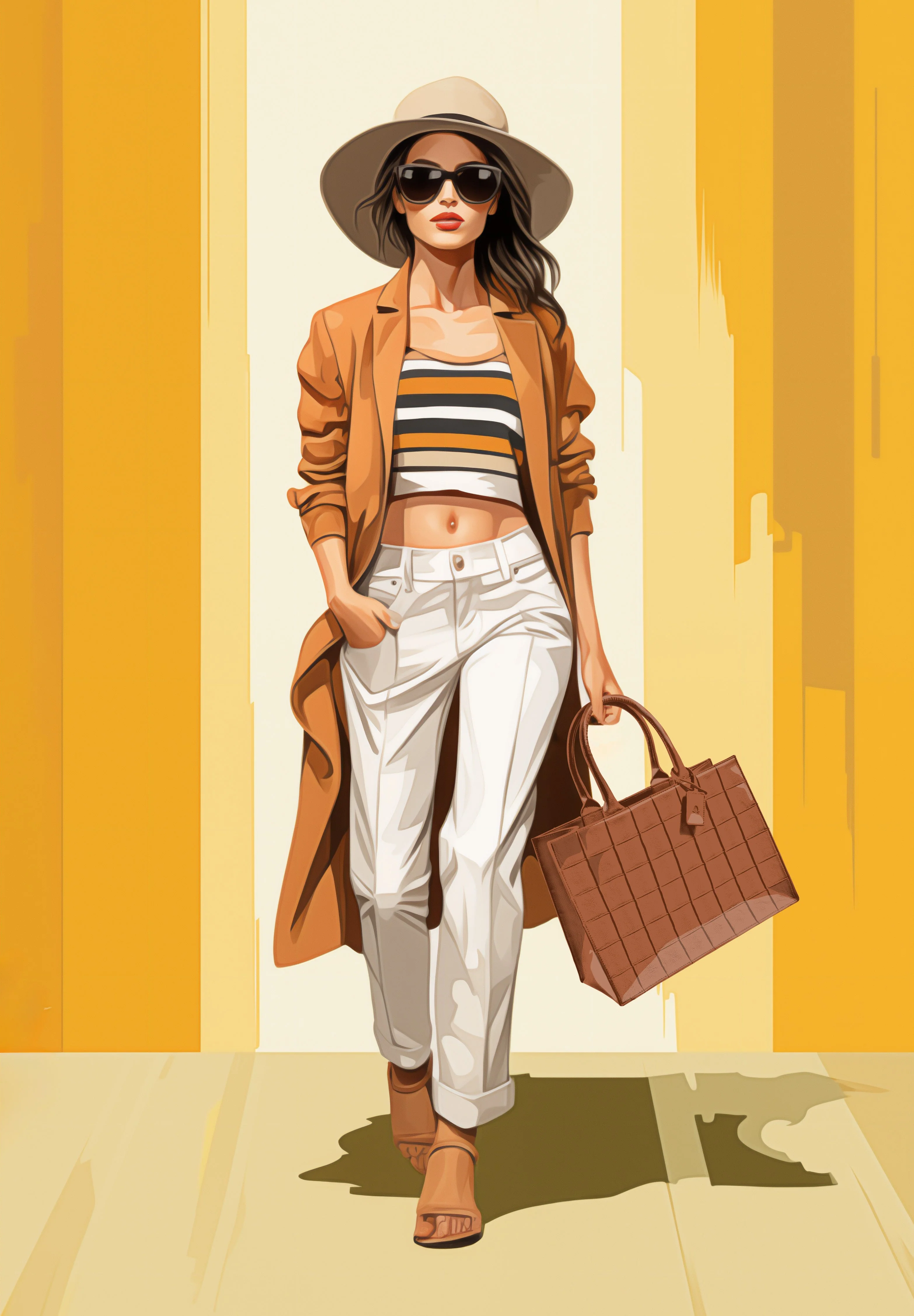 Sofia Tote Cognac - Image 8