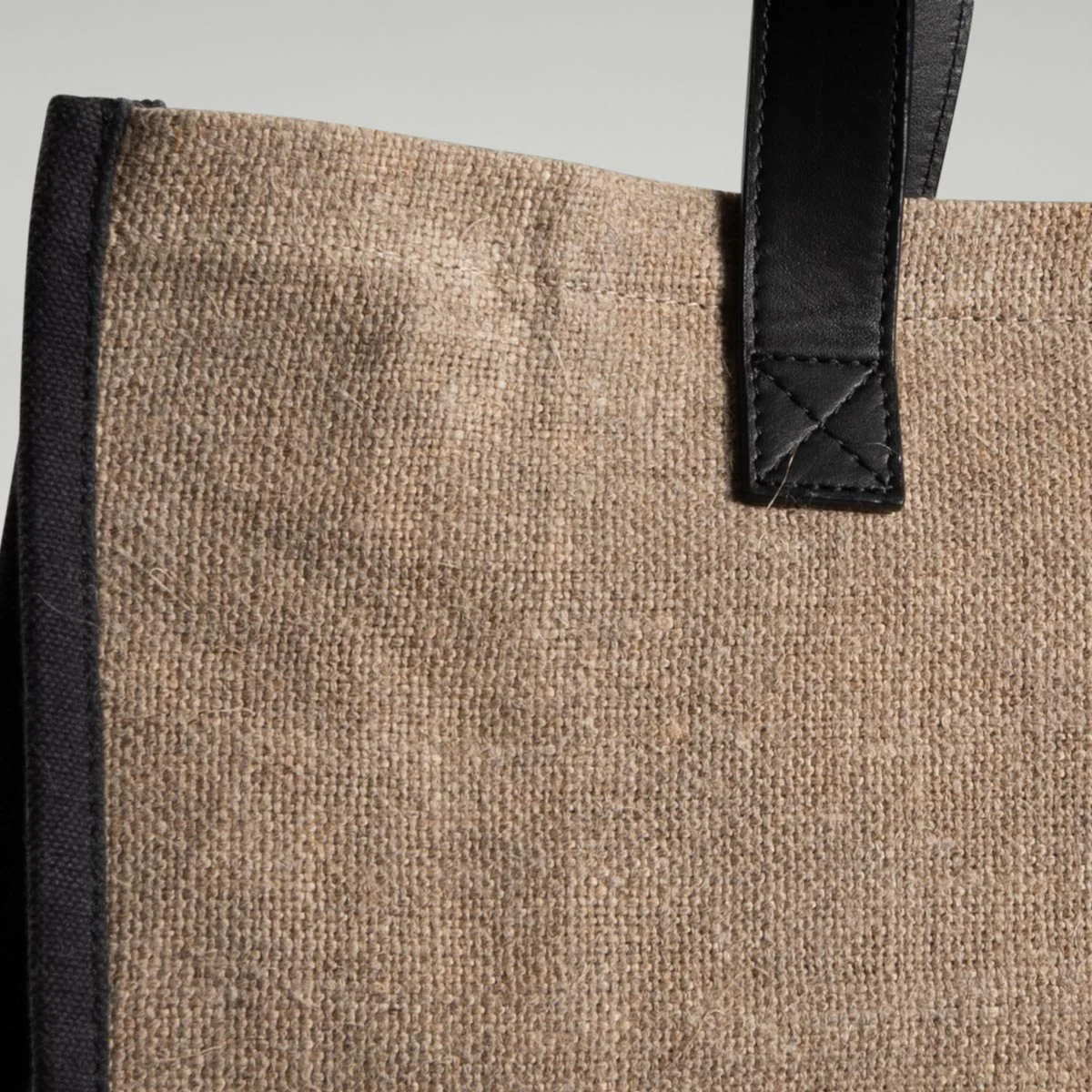 Soho Tote Hemp Black - Image 4