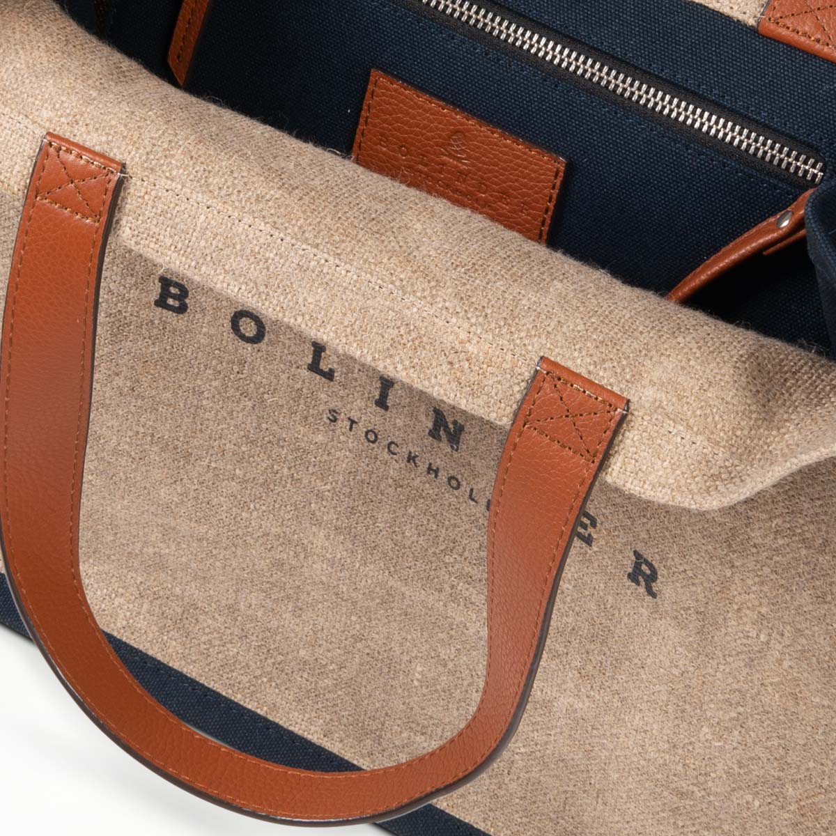 Soho Tote Hemp Blue - Image 5